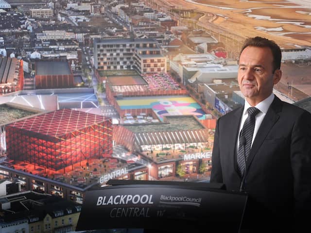Launch of Blackpool Central.  Pictured is Norbert Reichart