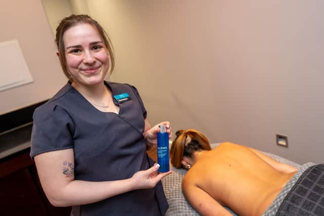 Spa therapist Sabrina