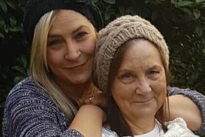 Kelly and her mum June