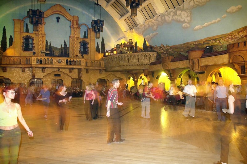 The Neighbourhood organised a Northern Soul weekend at the Winter Gardens in Blackpool. Soul fans are pictured dancing in the Spanish Hall, 2003