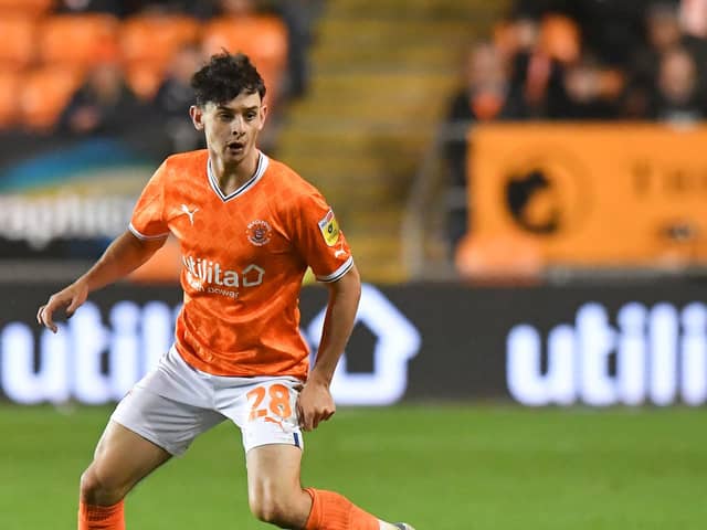 Charlie Patino spent time with Blackpool last season (Photographer Dave Howarth/CameraSport)