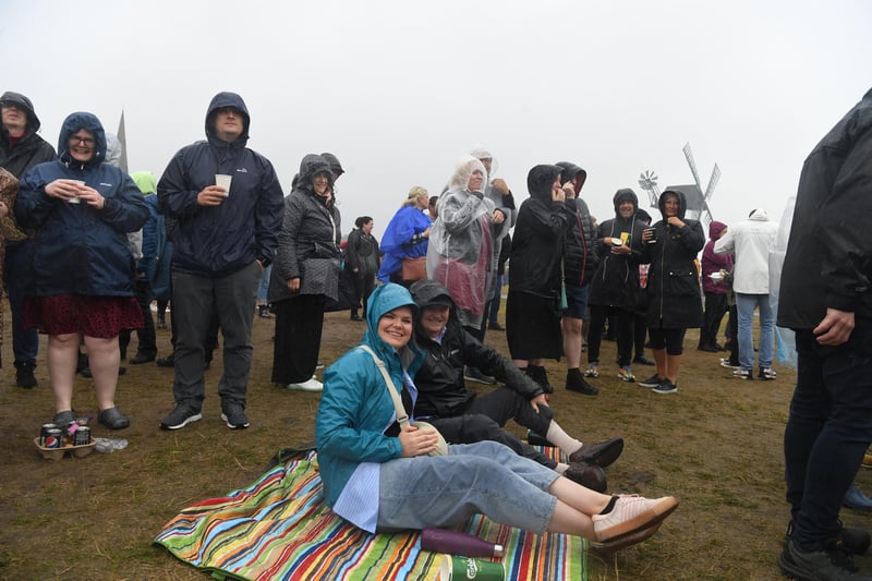 Friday night at Lytham Festival: crowds were in good spirits in spire of the rain