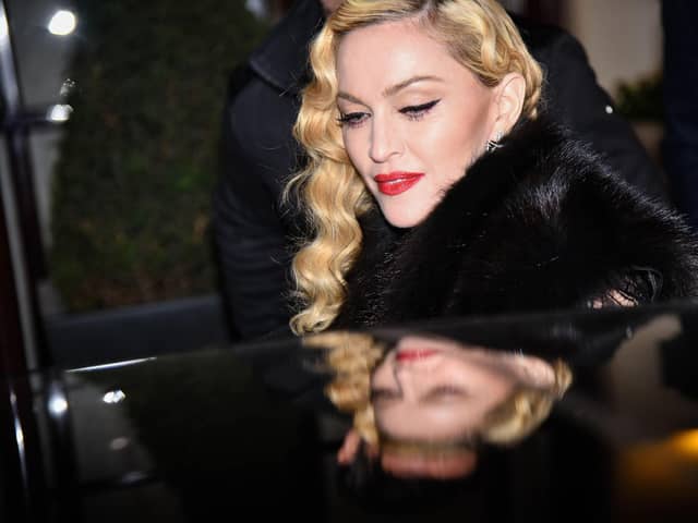 Madonna was admitted to hospital suffering from a bacterial infection