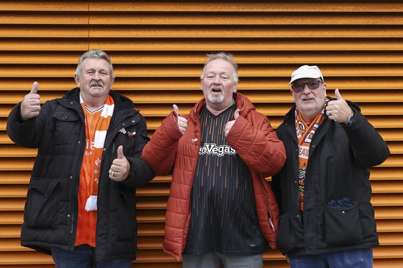 Seasiders supporters got behind their side in the defeat to Peterborough United.