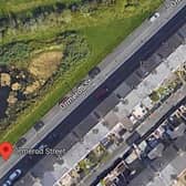 The triangular-shaped land earmarked for housing scheme in Thornton. Image: Google Maps