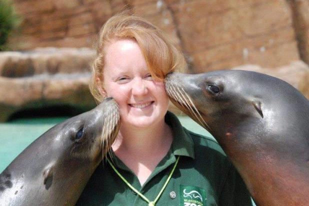 Blackpool zookeeper Lauren Shields