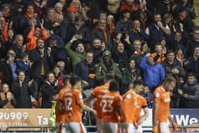 Supporters got behind the Seasiders in the midweek victory over Cheltenham Town.