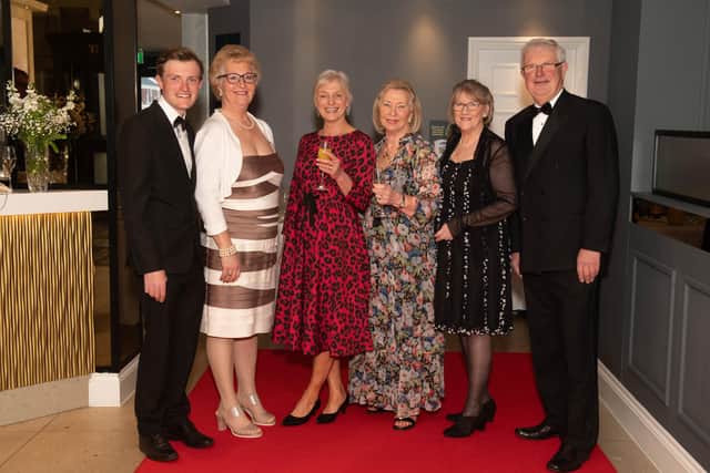 Lytham In Bloom committee members at the ball. From left: Greg Anderton, Judith Fenton, Nicola Whitehead, Susan Evans, Kathleen Bould, Trevor Mackey.