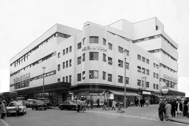 Blackpool's flagship department store R H O Hills, Bank Hey Street, re-opened in modern guise in 1968 following a blaze the previous year