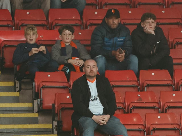 Seasiders supporters made the midweek trip to Oakwell.