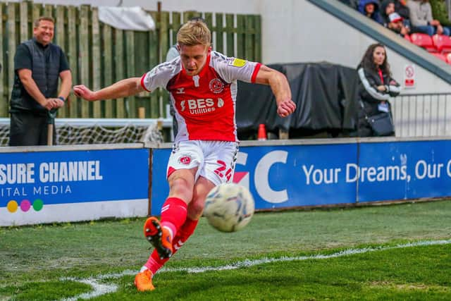 Dan Batty has scored twice in four days for Fleetwood