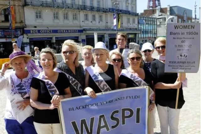 Blackpool and Wyre women on as WASPI demonstration