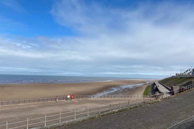 Bispham sea defences which are to be upgraded