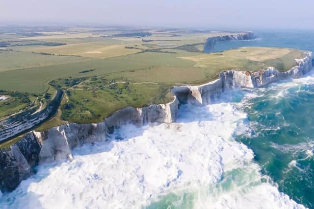 The White Cliffs of Dover will rapidly deteriorate by 2050. Photo Oceans