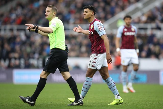 Ollie Watkins saw his equalising goal against Newcastle United overturned by VAR having been judged to be in an offside position.