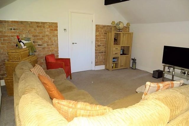 The sitting room in the barn conversion