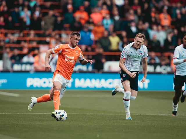 Dale Taylor was left pretty much left isolated in his first few games for Blackpool, but did show a snippet of what he's capable against Bolton Wanderers.