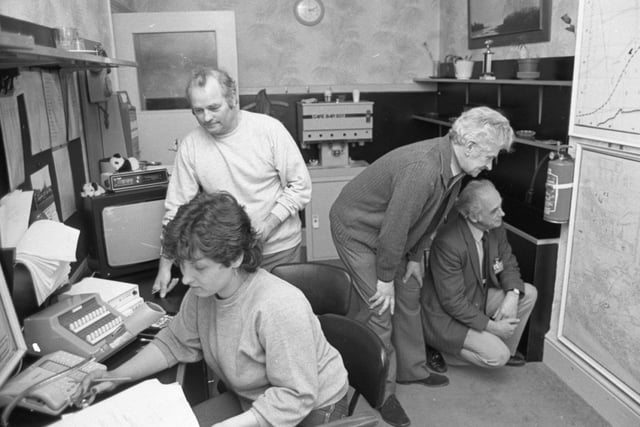 A busy office scene at Fleetwood taxi co-operative