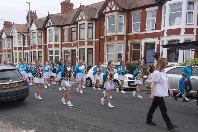 Fleetwood Royalettes in the Fleetwood Carnival parade. Photo: Charles Garrity
