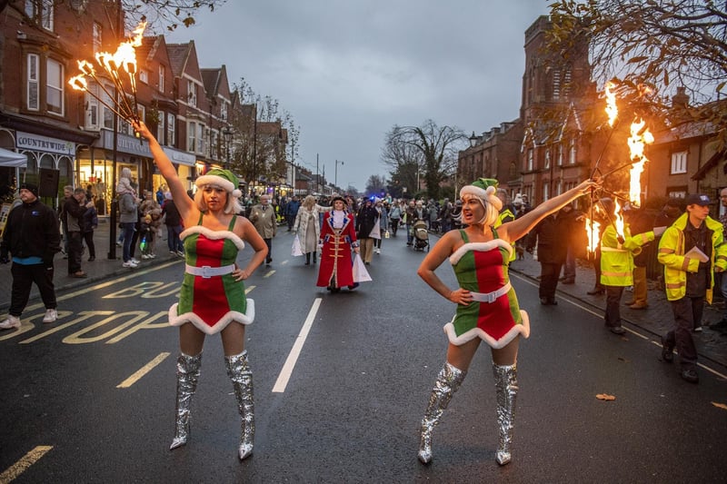 These participants in the Light Up Lytham parade were certainly a stirring sight. Picture: Roger Moore Photography.