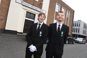 UCLan students Radu Cheosea and Dean Cook have become members of the Freemasons at Preston Guild Lodge