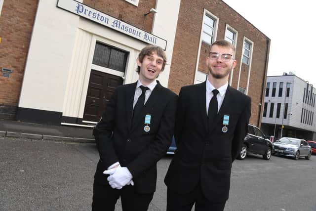 UCLan students Radu Cheosea and Dean Cook have become members of the Freemasons at Preston Guild Lodge