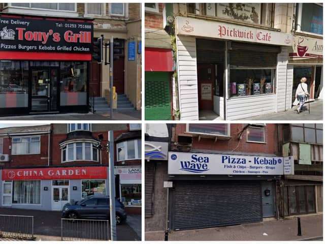 Below are the restaurants, cafes and takeaways in Blackpool with a one-star hygiene rating
