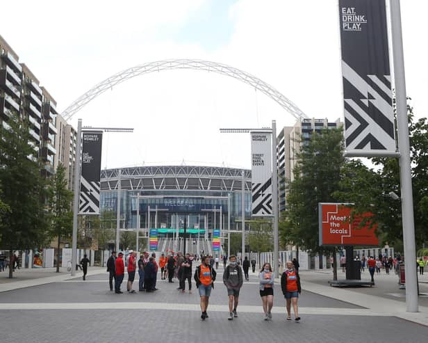 A limited number of Seasiders supporters were allowed to attend the League One play-off final on this day in 2021.