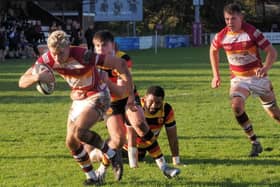 Cam Smith created a chance for Alex Gaughan in Fylde's loss at Hull Photo: CHRIS FARROW / FYLDE RFC