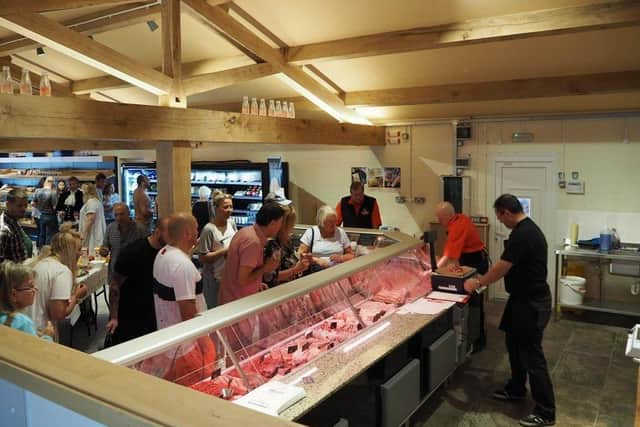 Inside Pembertons Farm Shop, Lytham