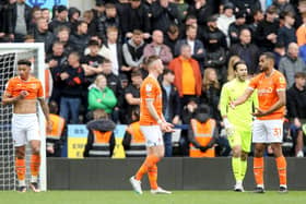 Blackpool players and supporters shared the pain of last weekend’s defeat at Deepdale 

Picture: RICH LINLEY / CAMERASPORT