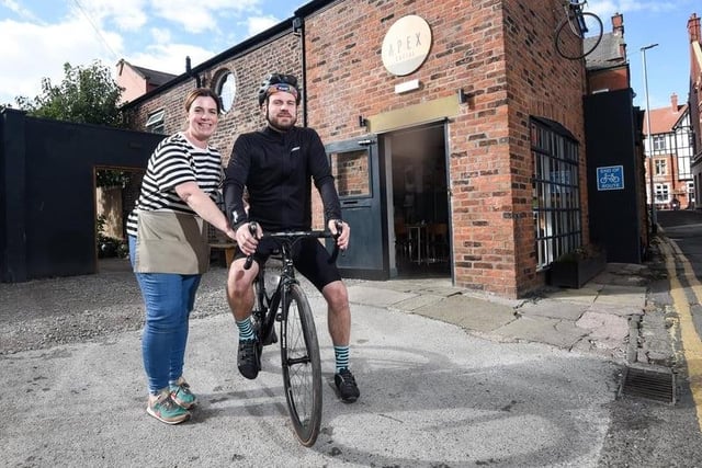 You don't necessarily have to wear lycra to visit Lytham’s first cycle cafe and bike repair workshop. Laura Welton and James White, directors of APEX Cycleworks Cafe on Bath Road, opened the cycle cafe with adjoining bike workshop in June to to act as a hub for the cycling community.