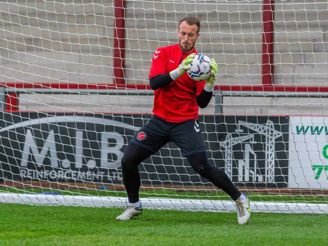 Fleetwood Town goalkeeper Alex Cairns.