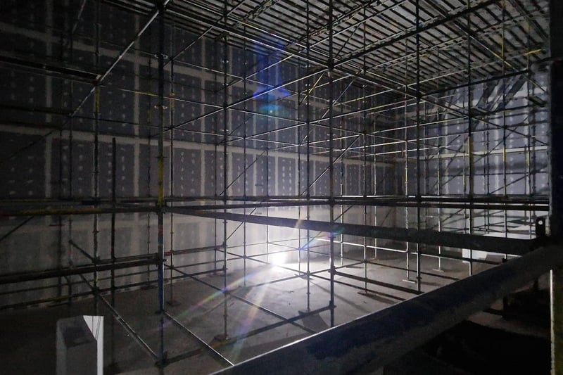 Inside the Backlot Cinema - this will be fitted with an IMAX screen and will be one of 9 screens in the new complex