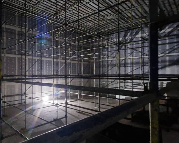 Inside the Backlot Cinema - this will be fitted with an IMAX screen and will be one of 9 screens in the new complex