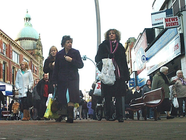 Bargain hunters throng Church Street on Boxing Day