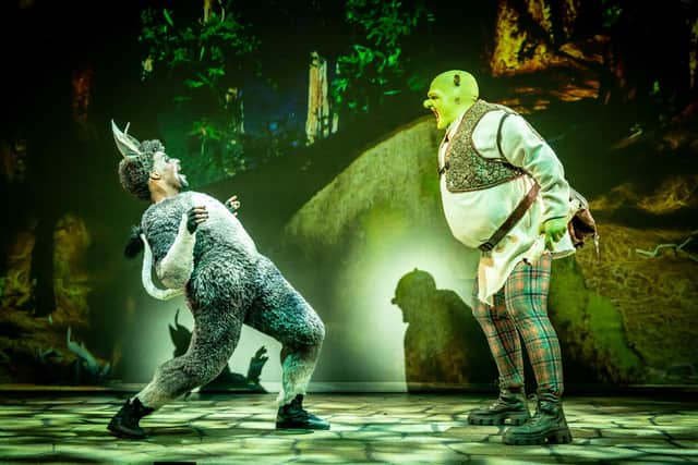 The production features a stellar cast line up including Antony Lawrence as Shrek