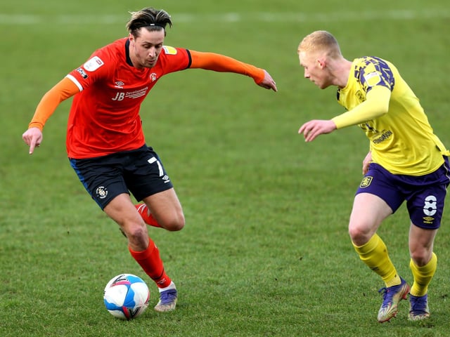 The 27-year-old's Luton future has yet to be decided, with a decision unlikely to be made until after their play-off campaign. The forward, who can also play out wide, has scored 13 times in 41 appearances this season.