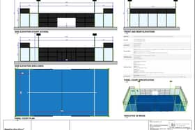 Padel Court layout