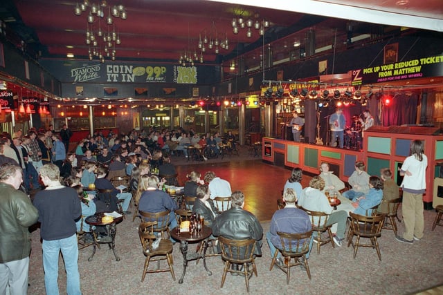 A scene from the Tower Lounge in 1997 - are you pictured?