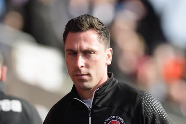 Fleetwood Town have sacked Scott Brown (Photographer Chris Vaughan/CameraSport)