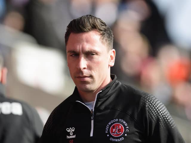 Fleetwood Town have sacked Scott Brown (Photographer Chris Vaughan/CameraSport)