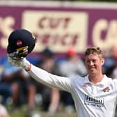 Lancashire's Keaton Jennings scored centuries in both innings against Durham at Stanley Park, Blackpool Picture: Gareth Copley/Getty Images