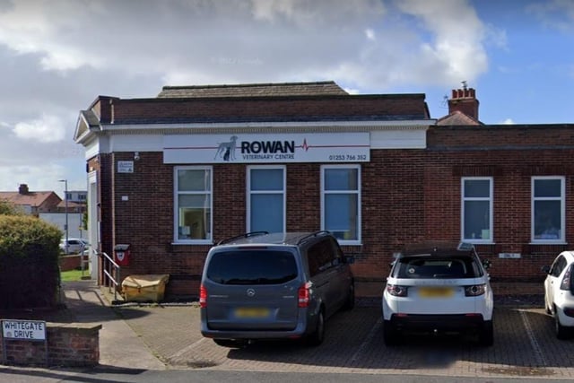 Rowan Veterinary Centre on Whitegate Drive has a rating of 4.8 out of 5 from 175 Google reviews