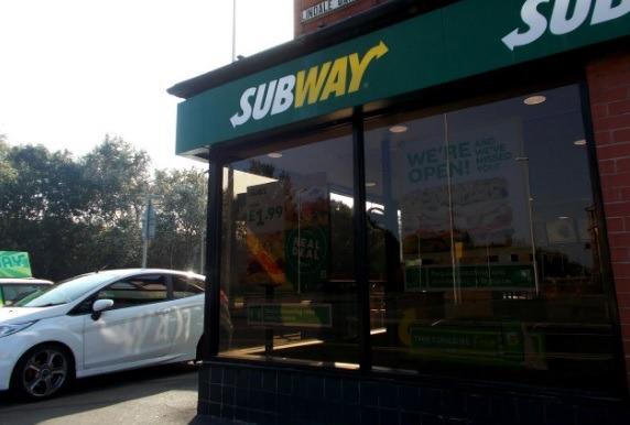 Subway, on Squires Gate Lane, South Shore, was given top billing by inspectors