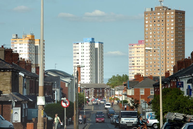 An alternative view of Queens Park flats in 2011