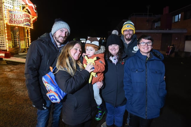 Family fun was the order of the night at the Lytham Round Table Fireworks Display at Fylde RUFC.