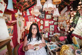 Anne Hindle has entered her Vintage Tea Shed into the Shed of the Year competition.
