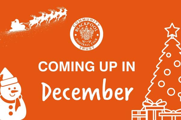 Blackpool FC Community Trust has a busy month ahead during December Picture: Blackpool FC Community Trust