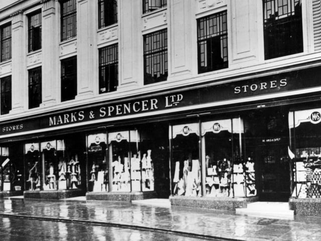 Right back to the 1930s with this one.... good old Marks and Spencers